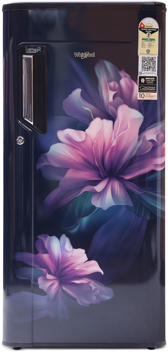 Whirlpool 180 L Direct Cool Single Door 1 Star Refrigerator (Wine Bliss, 200 IMPC PRM 1S WINE BLISS-Y)