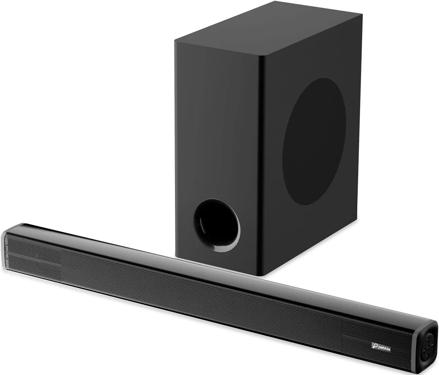 Deep bass Sound, 120W Dynamic Driver, 2.1 ch sub-woofer, Digital audio power amplifier, Digital display, Bass & treble Equalizer, Remote Controller, Multi Connectivity HDMI/AUX/USB/BT